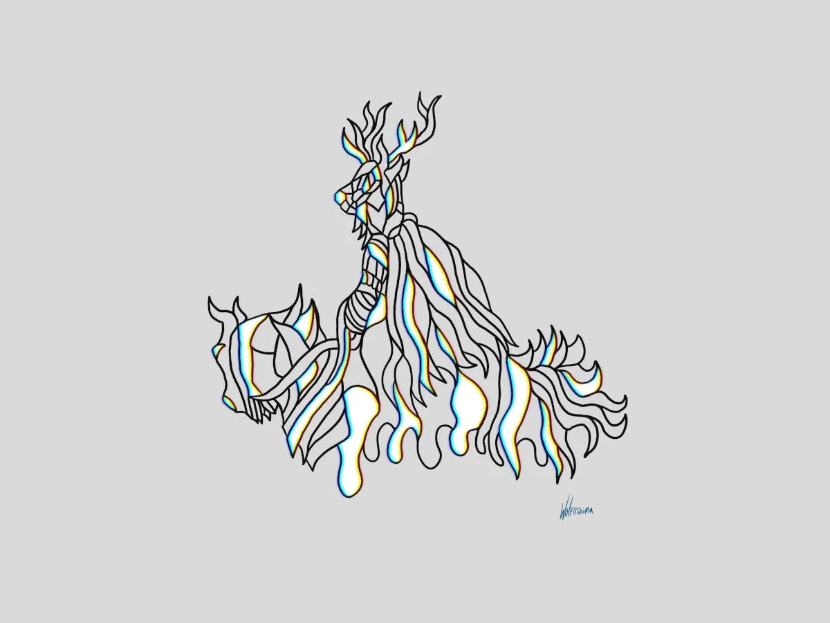 Deer - Wolfushima Original Artwork