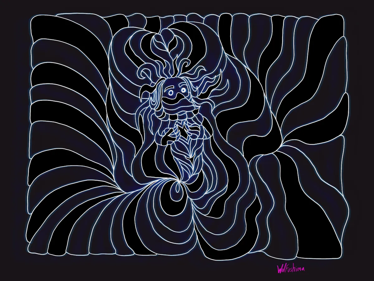 Dolphin - Wolfushima Original Artwork